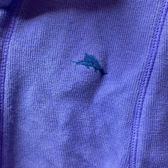 Tommy Bahama full zip light blue/lavender jacket size medium - Picture 3 of 6